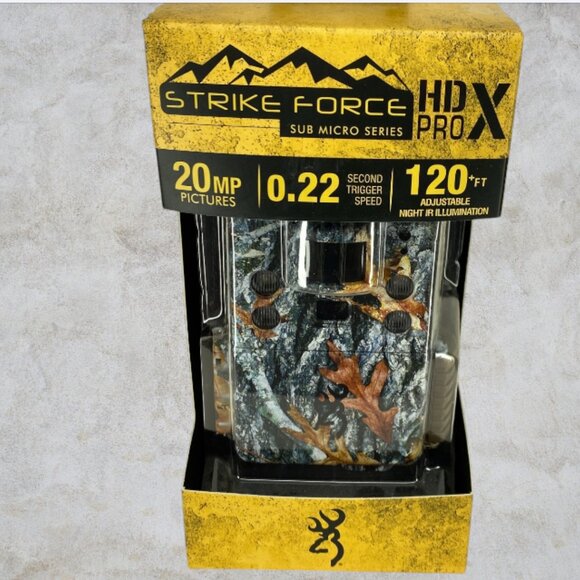 BROWNING TRAIL CAMERAS -- Strike Force HD Pro X, Color Screen, Adjustable Speed - Picture 2 of 7